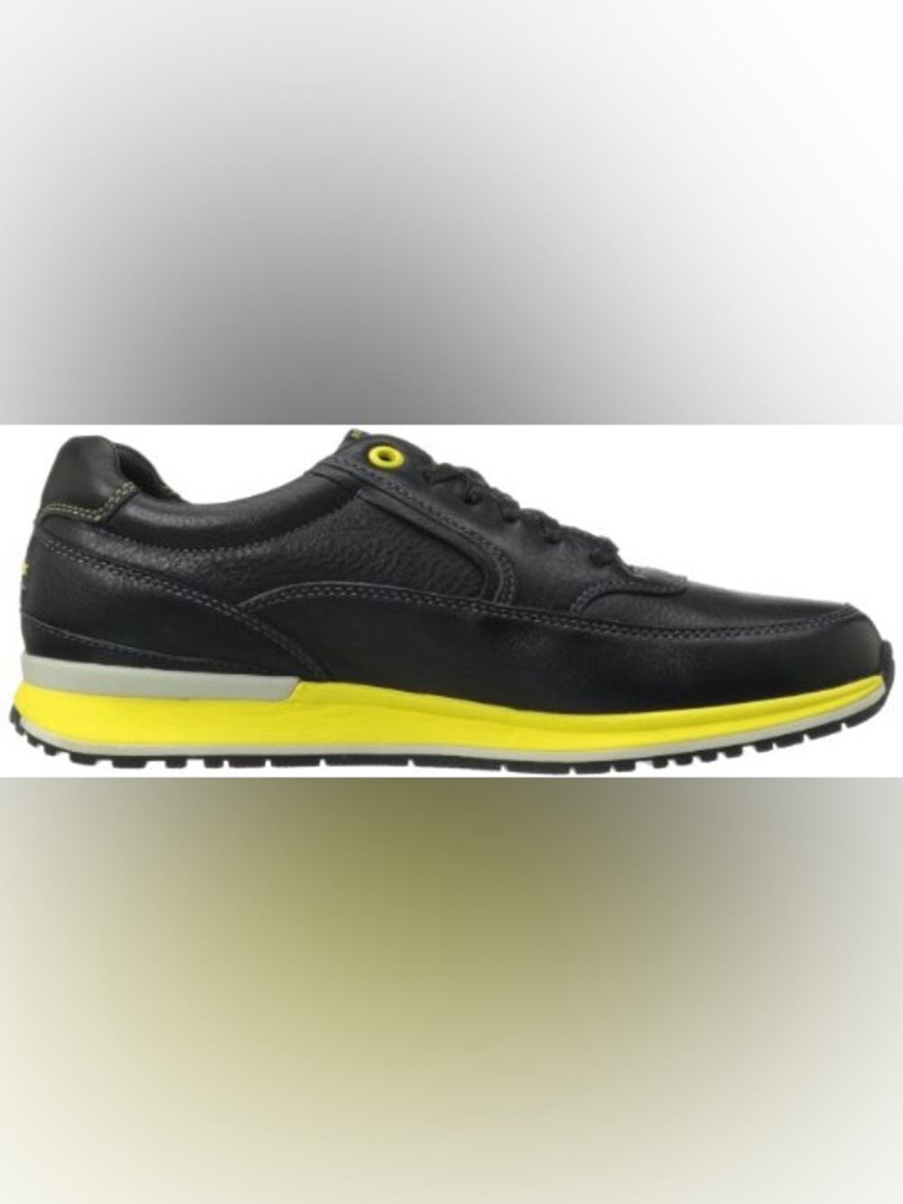 Rockport Men's Crafted Sport Casual MGD Fashion Sneaker,Black/Yellow 13 M NWOB